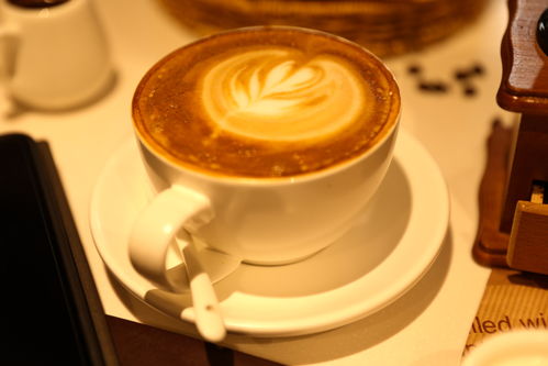 奶泡咖啡咖啡店饮品摄影图 摄影素材